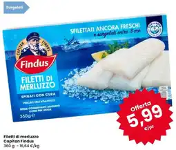 Despar Filetti di merluzzo Capitan Findus offerta