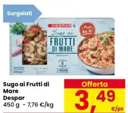 Despar Sugo ai Frutti di Mare Despar offerta