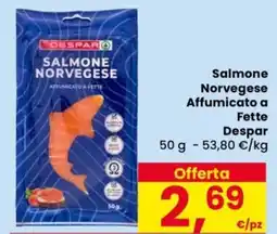 Despar Salmone Norvegese Affumicato a Fette Despar offerta