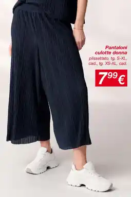 KiK Pantaloni culotte donna offerta