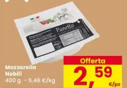 Despar Mozzarella Nobili offerta