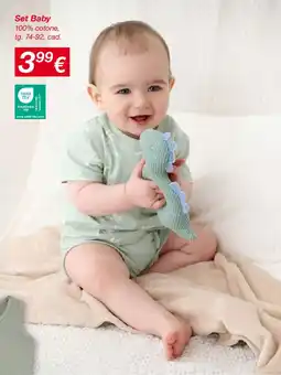 KiK Set Baby 100% 100% cotone, offerta