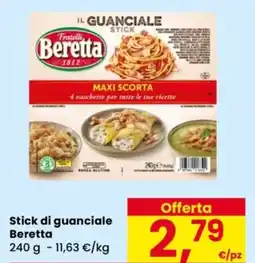 Despar Stick di guanciale Beretta offerta