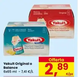 Despar Yakult Original o Balance offerta