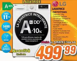 Golino Service LG LAVATRICE F4R7011TSWG offerta