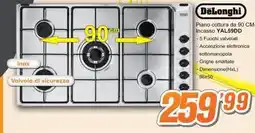 Golino Service DeLonghi Piano cottura da 90 CM Incasso YAL59DD offerta