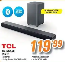 Golino Service TCL SOUNDBAR S55HE offerta