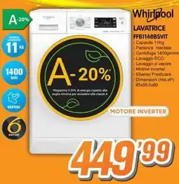 Golino Service Whirlpool LAVATRICE FFB1148BSVIT offerta
