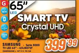 Golino Service SAMSUNG -Serie 8000 TV LED 65"- 65U8072F offerta