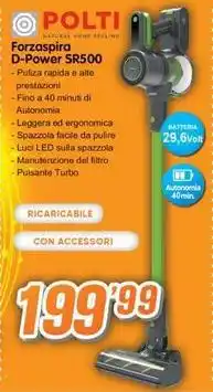 Golino Service POLTI Forzaspira D-Power SR500 offerta