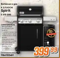 Golino Service Weber Spirit E-315 GBS offerta