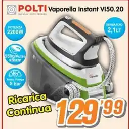 Golino Service POLTI Vaporella Instant VI50.20 offerta