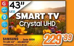 Golino Service SAMSUNG Serie 8000 TV LED 43"- 43U8072F offerta