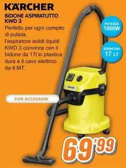 Golino Service Kärcher bidone aspiratutto KWD 3 offerta