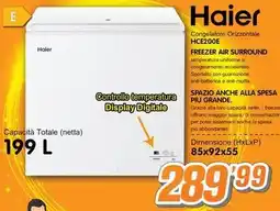 Golino Service Haier Congelatore Orizzontale HCE200E offerta