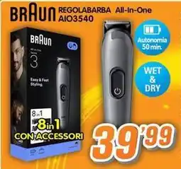 Golino Service BRAUN REGOLABARBA All-In-One AIO3540 offerta