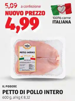 ALDI Il podere petto di pollo intero offerta