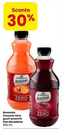 Despar Bevanda Succoso Zero San Benedetto offerta