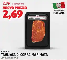 ALDI Il podere tagliata di coppa marinata offerta