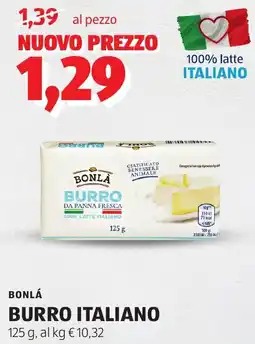 ALDI Bonlá burro italiano offerta