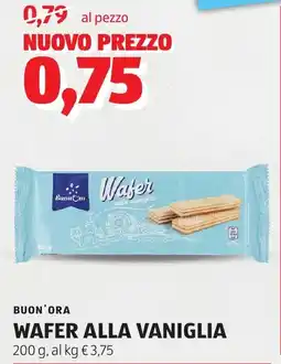 ALDI Buon'ora wafer alla vaniglia offerta