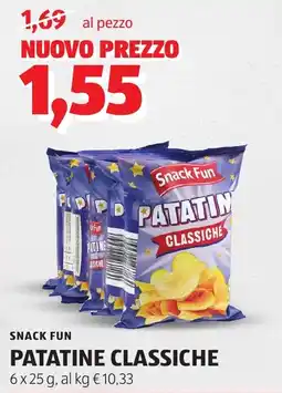 ALDI Snack fun patatine classiche offerta