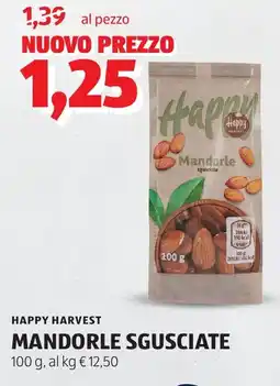ALDI Happy harvest mandorle sgusciate offerta