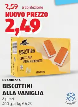 ALDI Grandessa biscottini alla vaniglia offerta