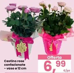 Despar Cestino rose confezionate offerta