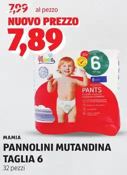 ALDI Mamia pannolini mutandina taglia 6 offerta