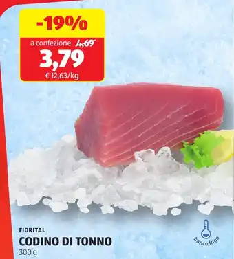 ALDI Fiorital codino di tonno offerta