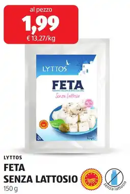 ALDI Lyttos feta senza lattosio offerta