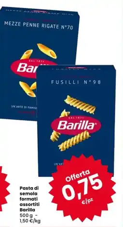 Despar Pasta di semola Barilla offerta