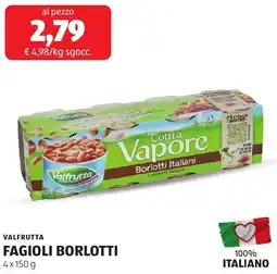ALDI Valfrutta fagioli borlotti offerta