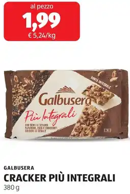 ALDI Galbusera cracker più integrali offerta