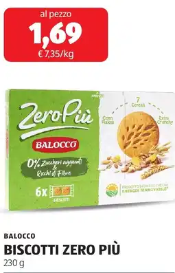 ALDI Balocco biscotti zero più offerta