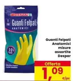 Despar Guanti Felpati Anatomici Despar offerta