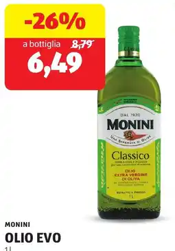 ALDI Monini olio evo offerta