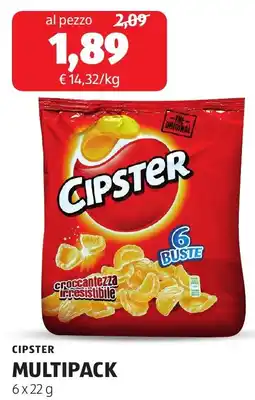 ALDI Cipster multipack offerta
