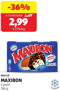 ALDI Nestlé maxibon 4 pezzi offerta