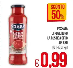 PrestoFresco Passata di pomodoro la rustica CIRIO offerta