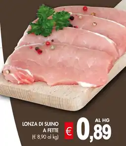 PrestoFresco Lonza di suino a fette offerta