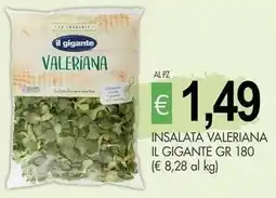 PrestoFresco Insalata valeriana IL GIGANTE offerta