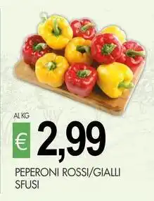PrestoFresco Peperoni rossi/gialli sfusi offerta