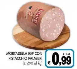 PrestoFresco Mortadella igp con pistacchio PALMIERI offerta