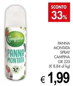 PrestoFresco Panna montata spray CAMPINA offerta