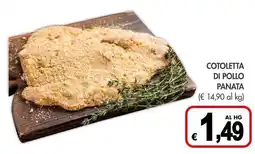 PrestoFresco Cotoletta di pollo panata offerta