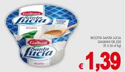 PrestoFresco Ricotta santa lucia GALBANI offerta