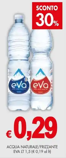 PrestoFresco Acqua naturale/frizzante EVA offerta