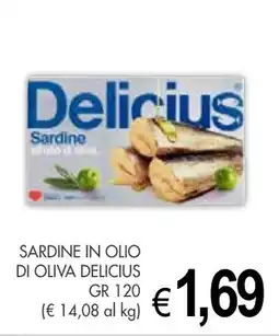 PrestoFresco Sardine in olio di oliva DELICIUS offerta